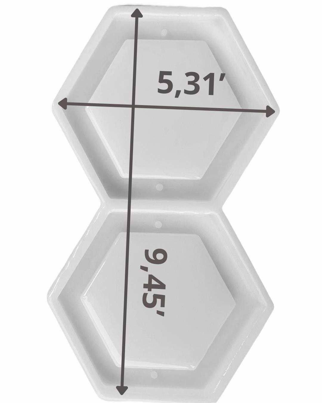 Silicone Mold for Resin / Jewelry Box with Lid / 2-Part Mold with Magnet Holes / Round Trinket Box Mold